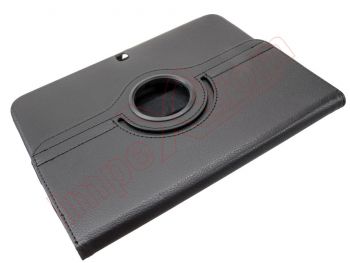 Black leather case for Samsung Galaxy Tab 3 10.1, P5200